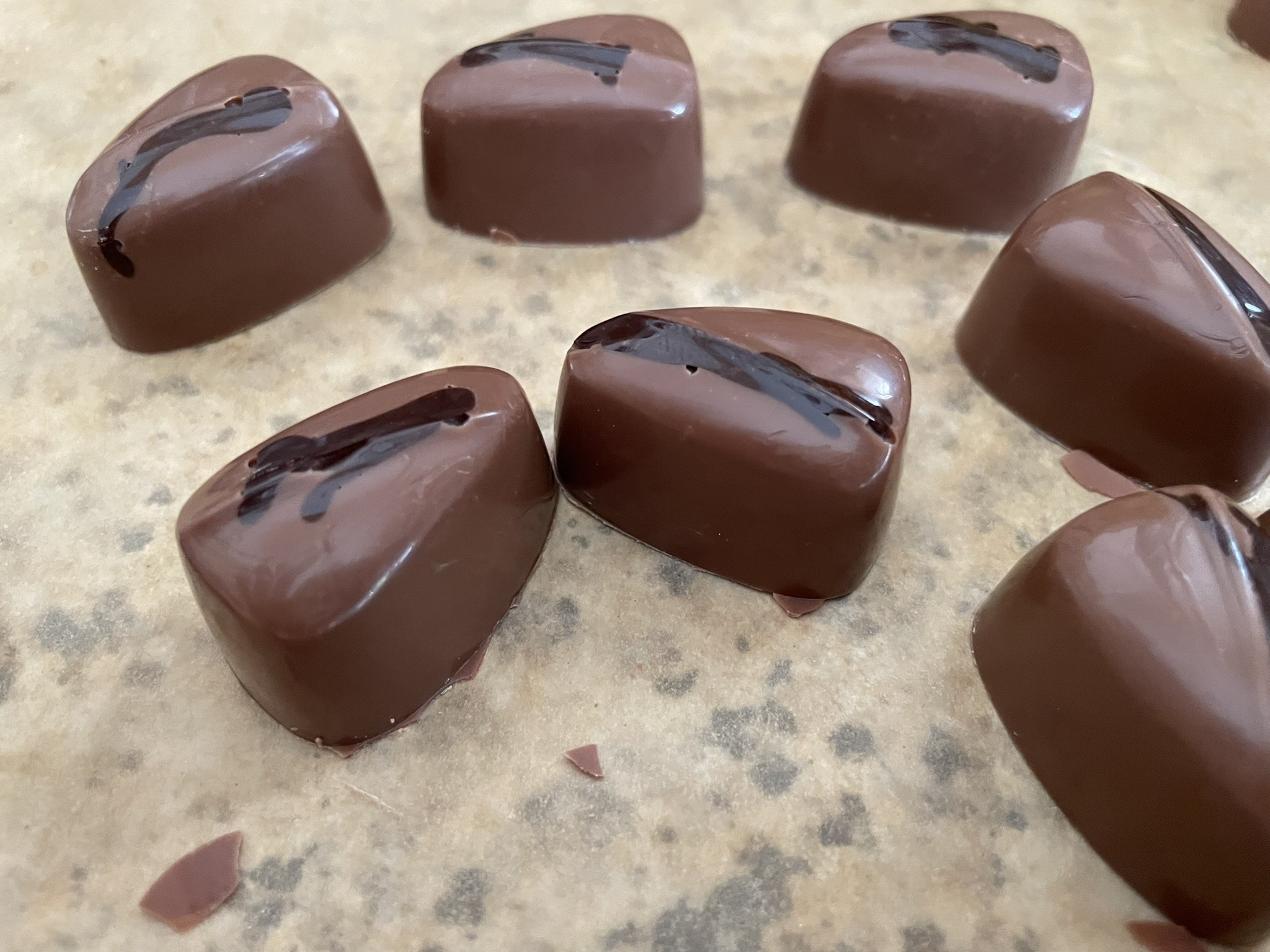 Pralinen mit Kaffee und Honig